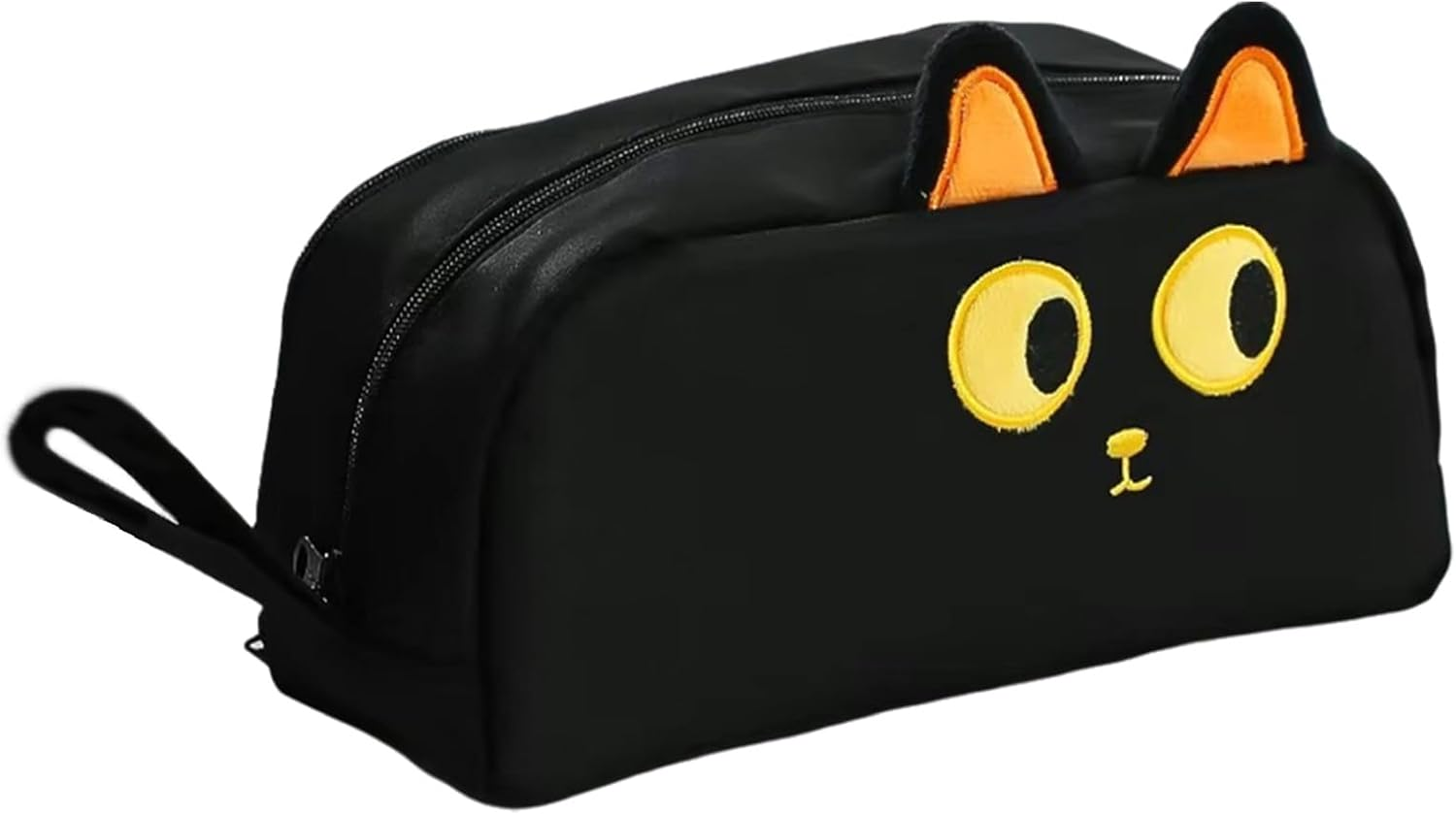 Large Capacity Pencil Case, TOTCOZY Cute Cat Pencil Pouch with Compartments, School Stationery Organizer, Travel Makeup Cosmetic Bag image number 4
