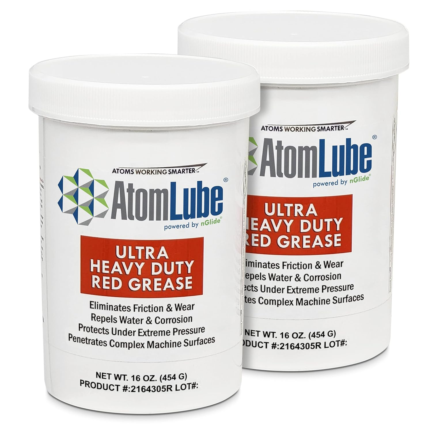 Ultra Heavy Duty Red Grease | Waterproof Lubricant & High Temp Grease Tubes for Metal Surfaces | Wheel Bearing Grease for Semi Truck Accessories, 2-Pack of 14 Oz. Tubes image number 4