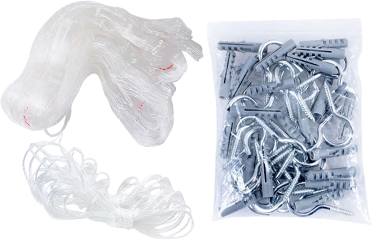 Cat Balcony Net - Cat Fence Outdoor Barrier | Balcony Barrier | Netting Balcony | Balcony Netting for Pets | Pet Protective Net for Fix Balconies,Terraces,Window,Roof Chimney Openings image number 4