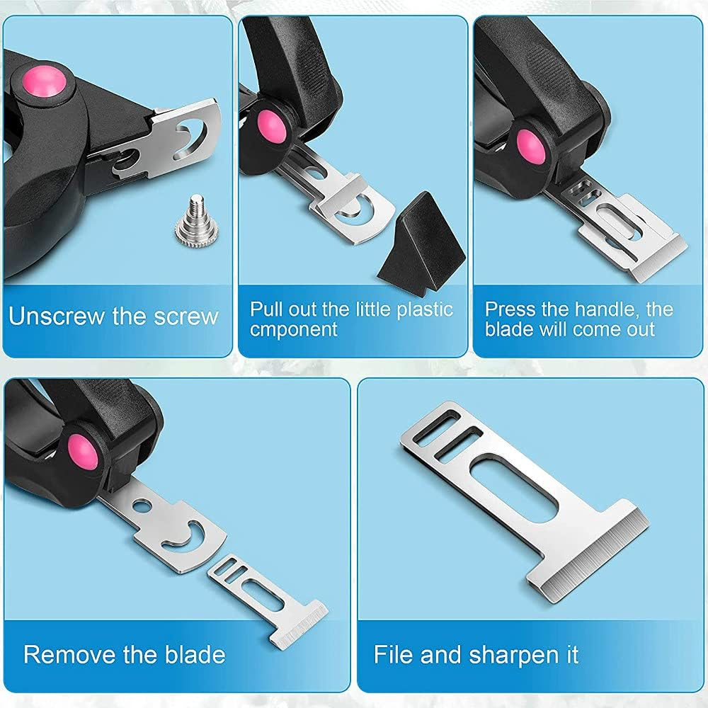 2PCS Nail Clipper Acrylic Nail Cutter Stainless Steel Nail Tips Cutter Gel False Nail Trimmer Fake Nail Clipper Adjustable Nail Art Manicure Tools，White+Black image number 4