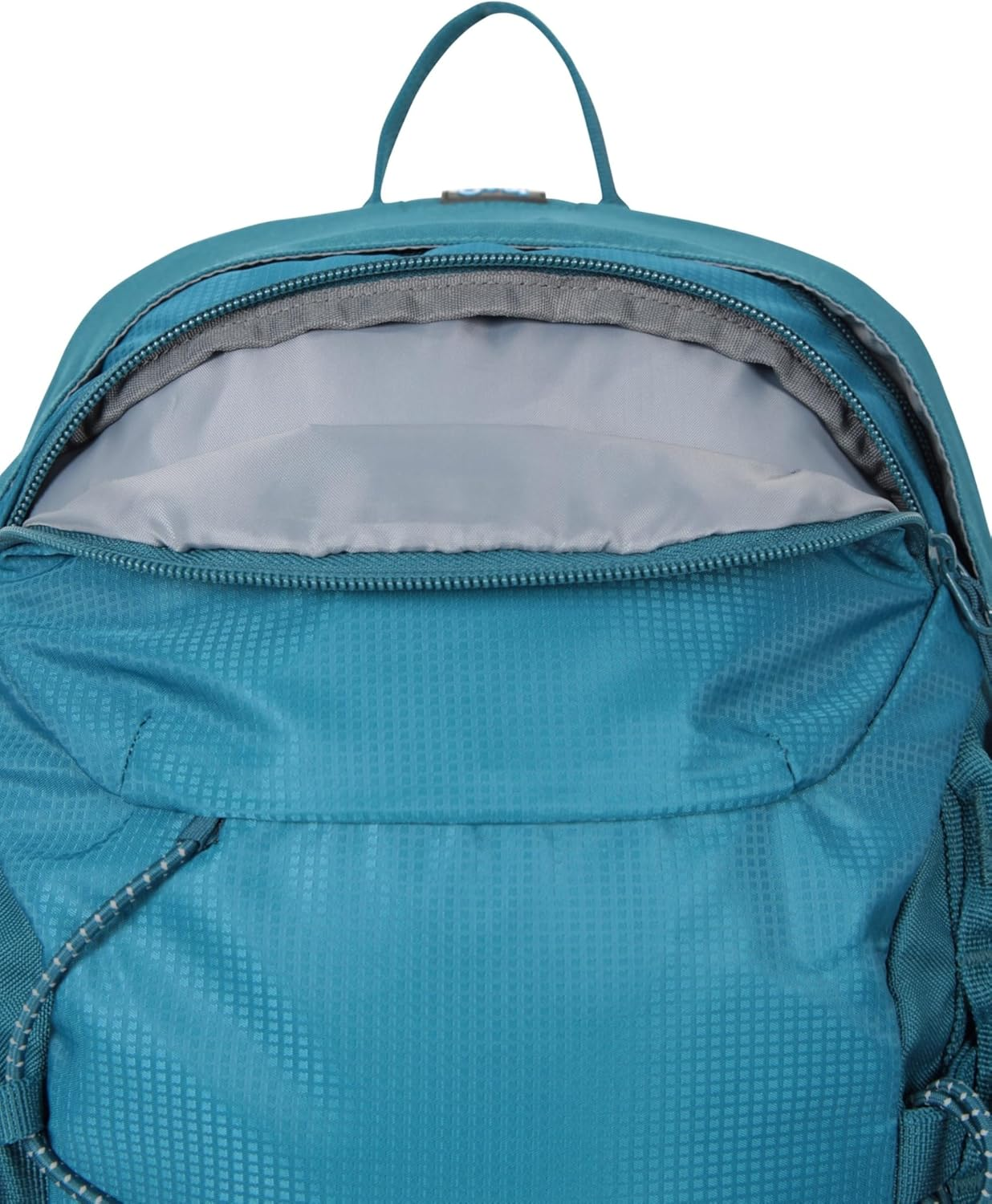 Mountain Warehouse Pace 30L Rucksack - Hydration Compatible Backpack, Airflow Back System Rucksack, Packaway Rain Cover - for Travelling, Camping, Hiking - Grey image number 5