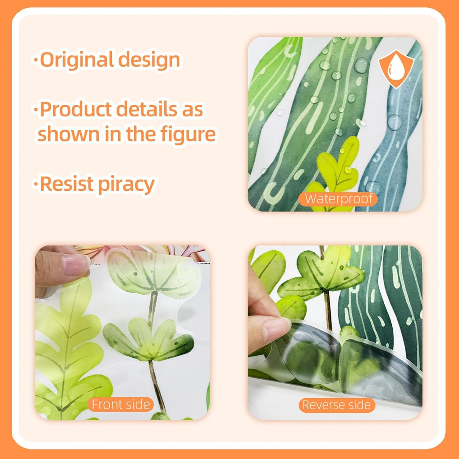 Mermaid Wall Decal Mermaid Fish Seaweed Bubble Wall Stickers under the Sea Marine Fish Seaweed Grass Wall Stickers - Bathroom Baby Kids Nursery Girls Bedroom Daycare Wall Decor image number 4