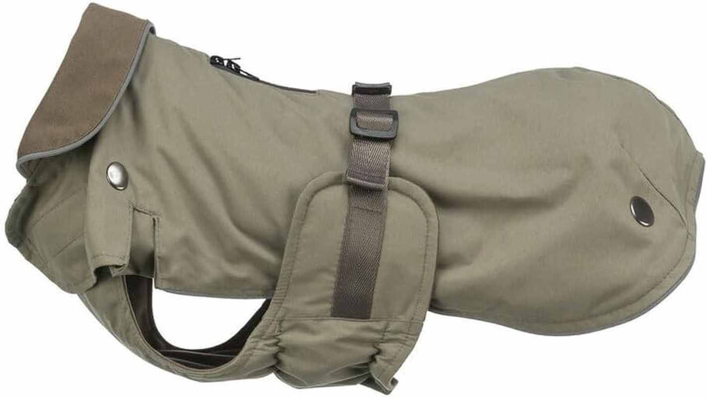 Trixie Hermy Dog Coat Peach Olive Green S Brand: Trixie - EAN: 4053032675766 image number 2