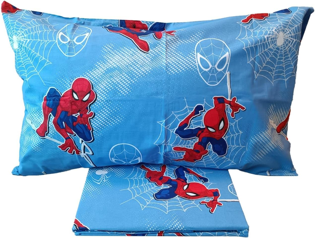 Hermet SP02 100% Cotton Spiderman Duvet Cover Set Single Blue image number 4