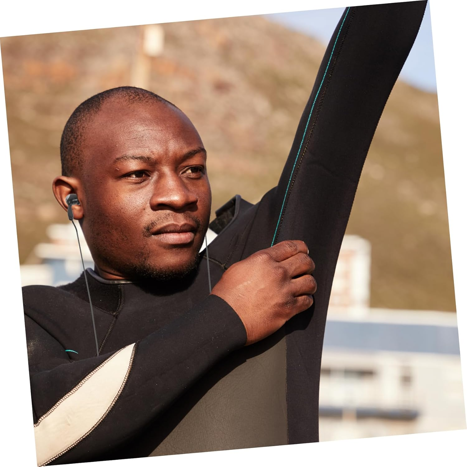 KALLORY Waterproof Swimming Earphones 2Pcs In-Ear Mp3 Earbuds 3.5Mm Jack Adult Bathing Ear Plugs Compatible for Diving and Shower Use image number 6