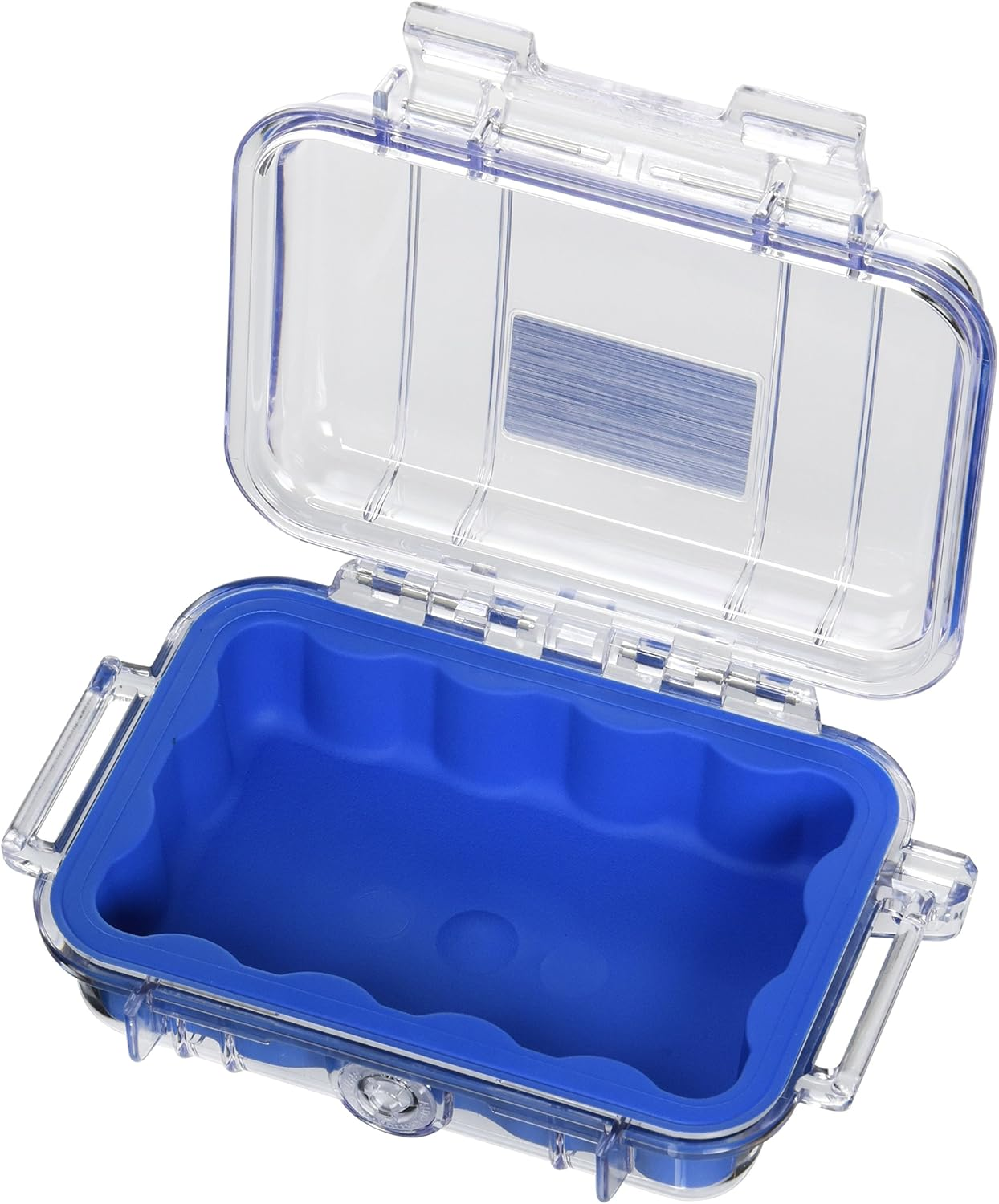 Pelican 1010 Micro Case (Blue/Clear) image number 4