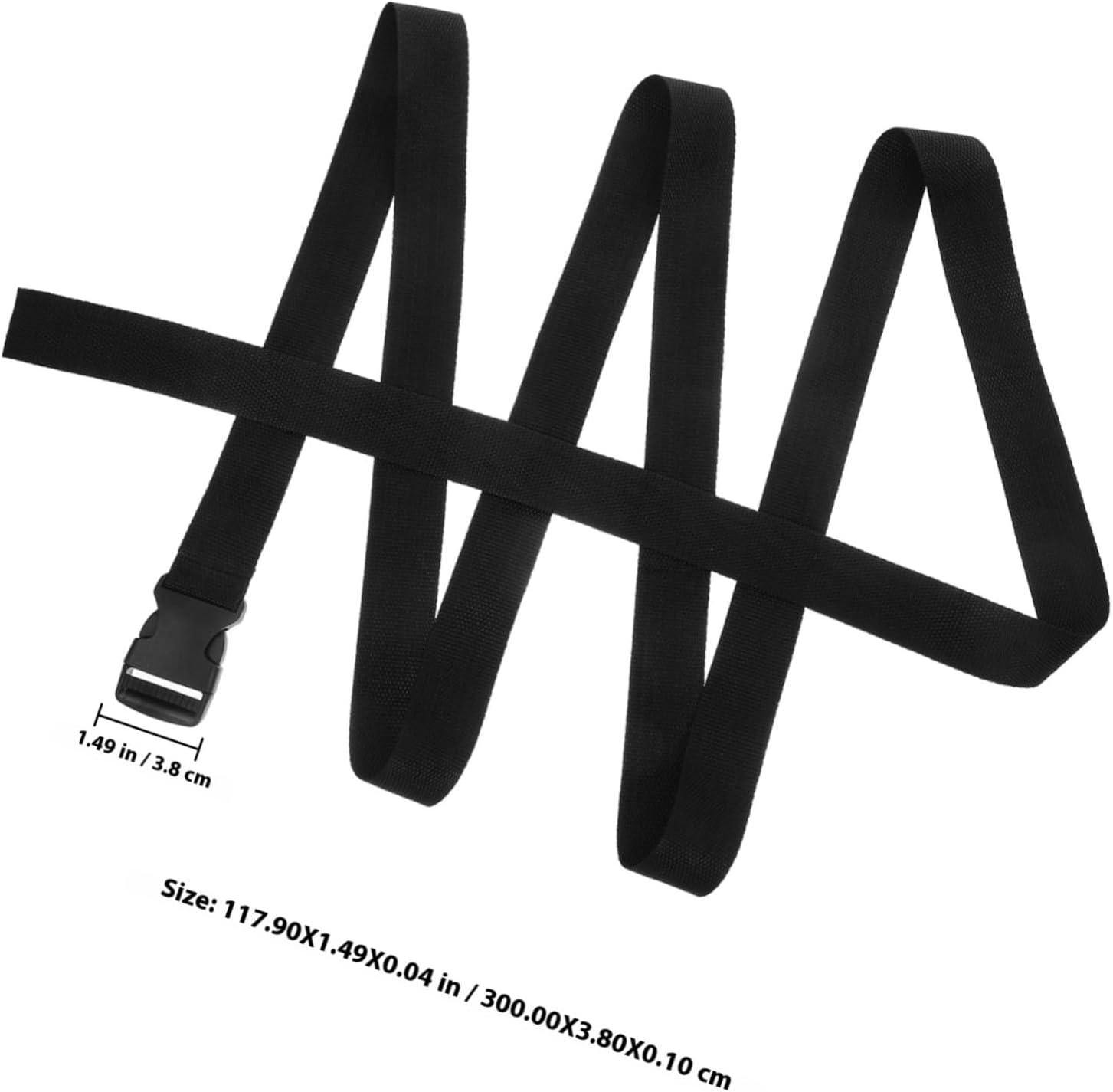 FELTECHELECTR 4Pcs Adjustable Utility Straps with Quick-Release Buckle Wide Tie down for Luggage Packing Backpack Camping Gear Mattress Securing Moving and Travel image number 6