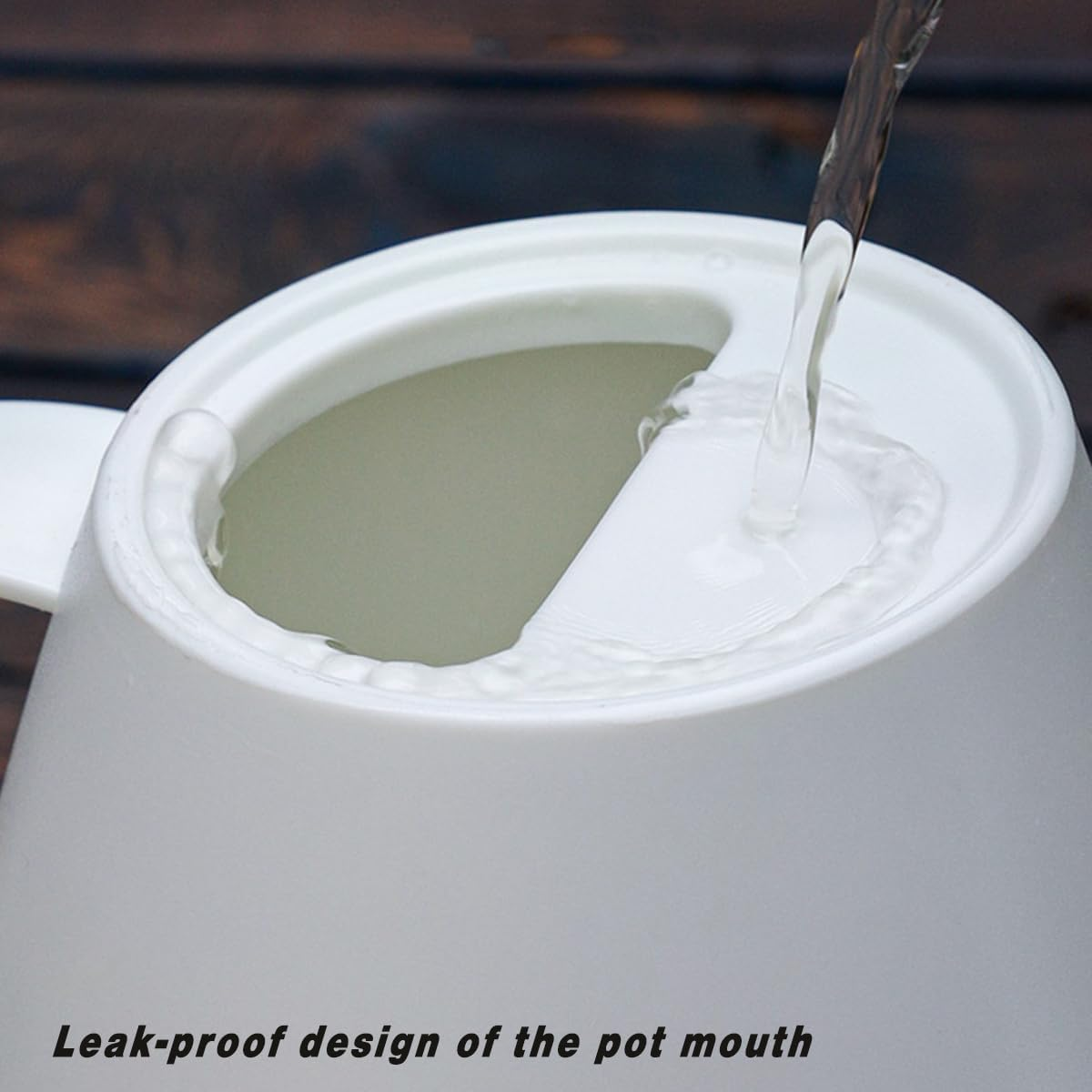 AIMALL Rotatable Sprinkler Head - 1.8L Plastic Garden Watering Can with Long Spout, Available in Gray, Green, Blue, Yellow, Pink, White, 7.67 X 5.9 Inch image number 5