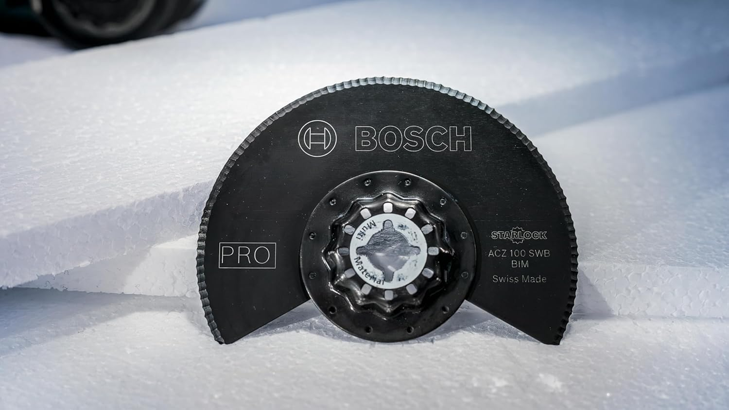 Bosch 1 X PRO ACZ 100 SWB Segment Saw Blade (For Roof Felt, PS Polystyrene, Diameter 100 Mm, Professional Accessory Multifunctional Tool) image number 1