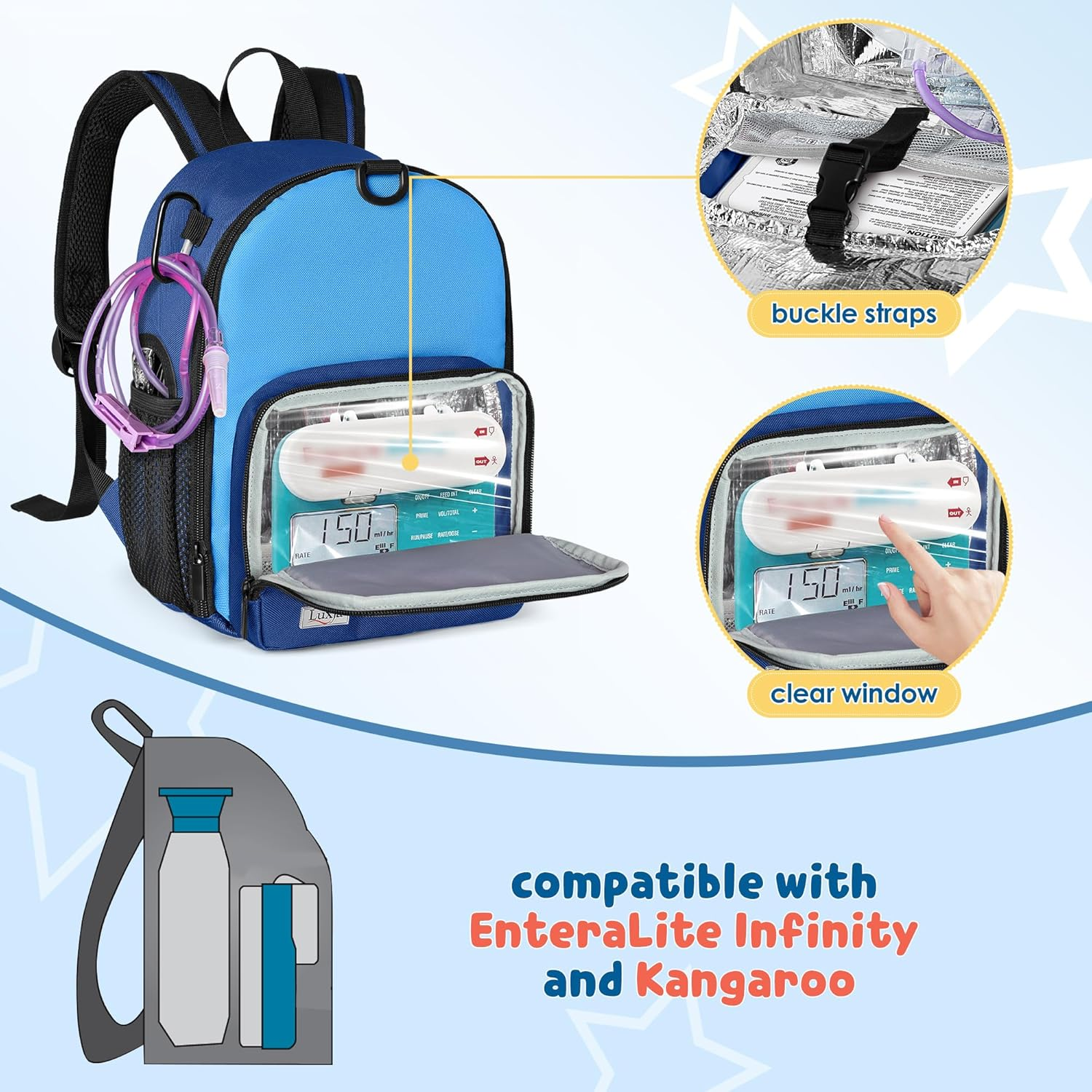 LUXJA Feeding Tube Backpack image number 6