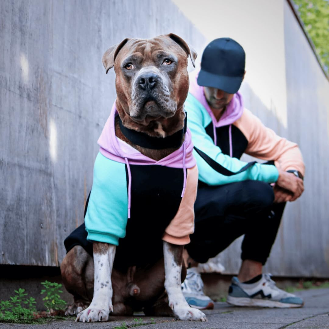 Spark Paws Dog Hoodie - Premium Quality, Buttery Soft, Superior Comfort and Fit, Calming Fleece Interior, Suitable for All Breeds - Cyber Punk - L image number 4