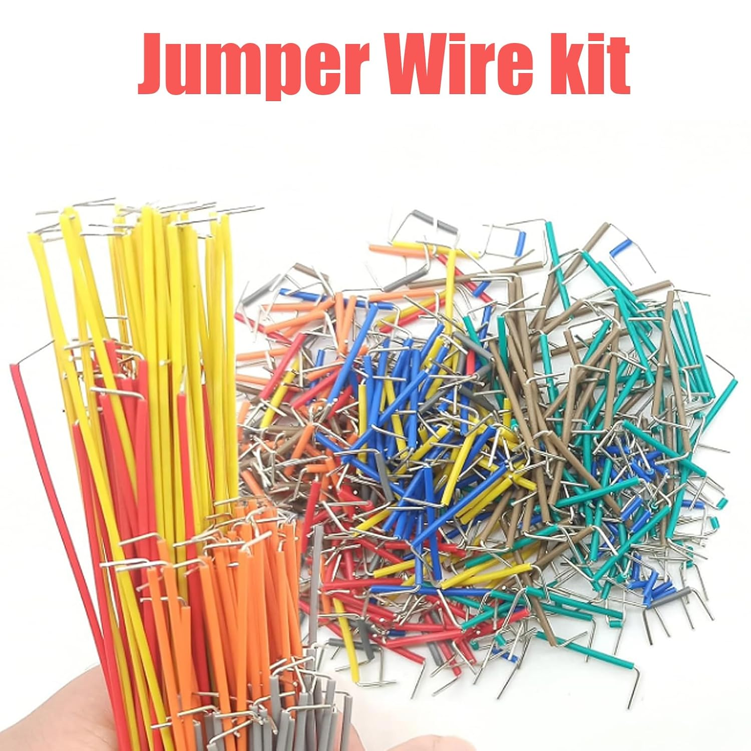DIANN 840Pcs Breadboard Jumper Wire Kit 14 Values Jumper Wires Kit 2-125Mm Solderless Flexible Breadboard Connecting Line Cables