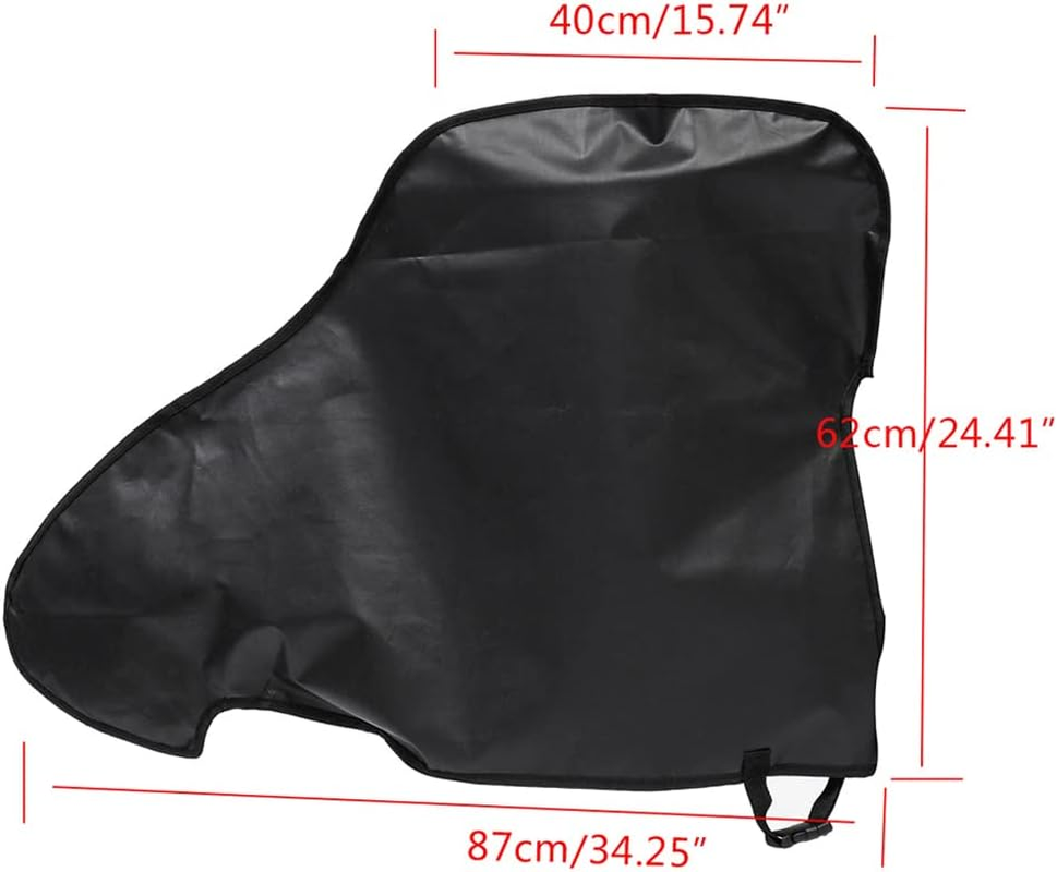 Staright Waterproof Caravan Hitch Cover PVC Trailer Tow Ball Coupling Lock Breathable Dust Rain Snow Dustproof Protector image number 2