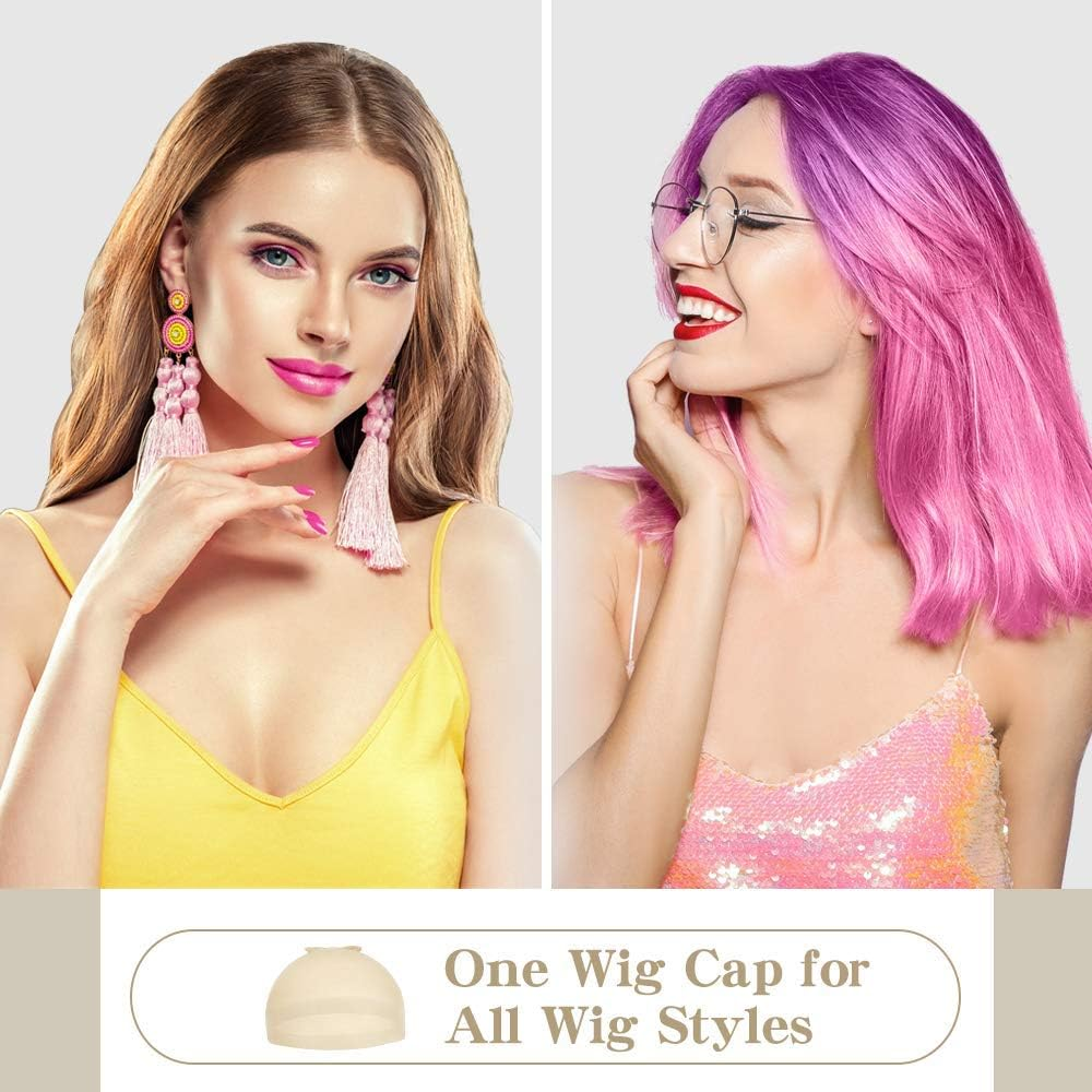 Dreamlover 12 Pack Stocking Wig Caps, Nude image number 1
