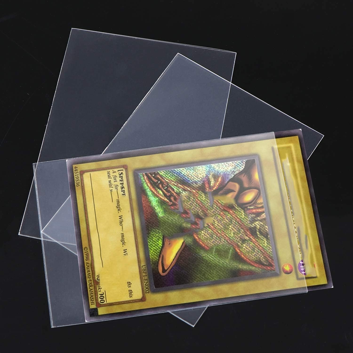 Card Sleeves, Clear Trading Card Sleeves, Collector Card Sleeves for Standard Cards 2.5" X 3.5"，Card Protector Compatible with Stardard Cards, Football Card, Sports Cards (200) image number 2