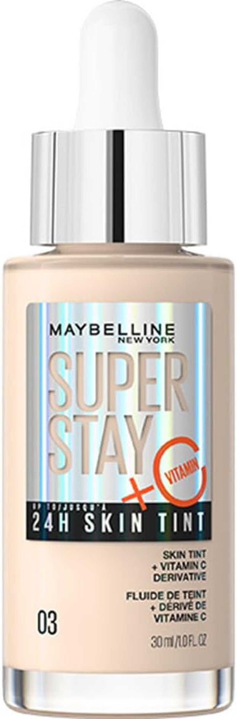 Maybelline New York Superstay 24H Skin Tint Foundation 03, 30 Ml - 21 image number 6