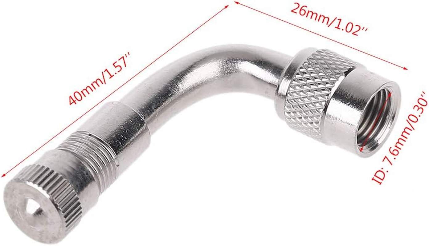 YIGZYCN 90 Degree Bent for Adapter Tyre Tube for Extender Extension Adapter for Truck Car Bicycle Wheel Adapter