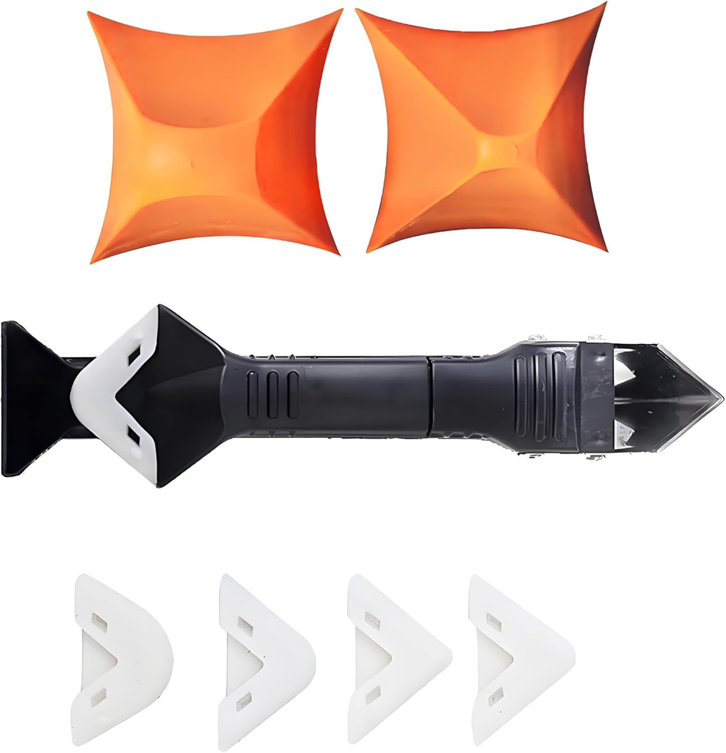 Silicone Seam Tool & Glue Scraper Set - Superior Seam Tools for Kitchen & Bathroom. Seamless Fit, Durable & Reusable. Integrated for Caulking and Degumming image number 5