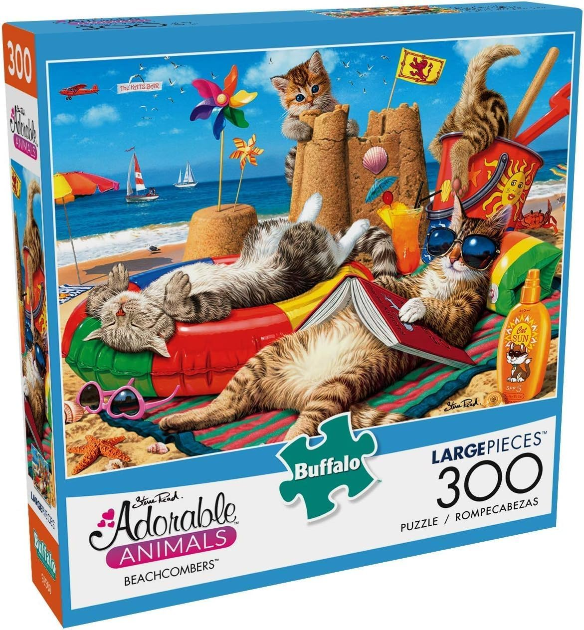 Buffalo Games - Beachcombers - 300 Large Piece Jigsaw Puzzle