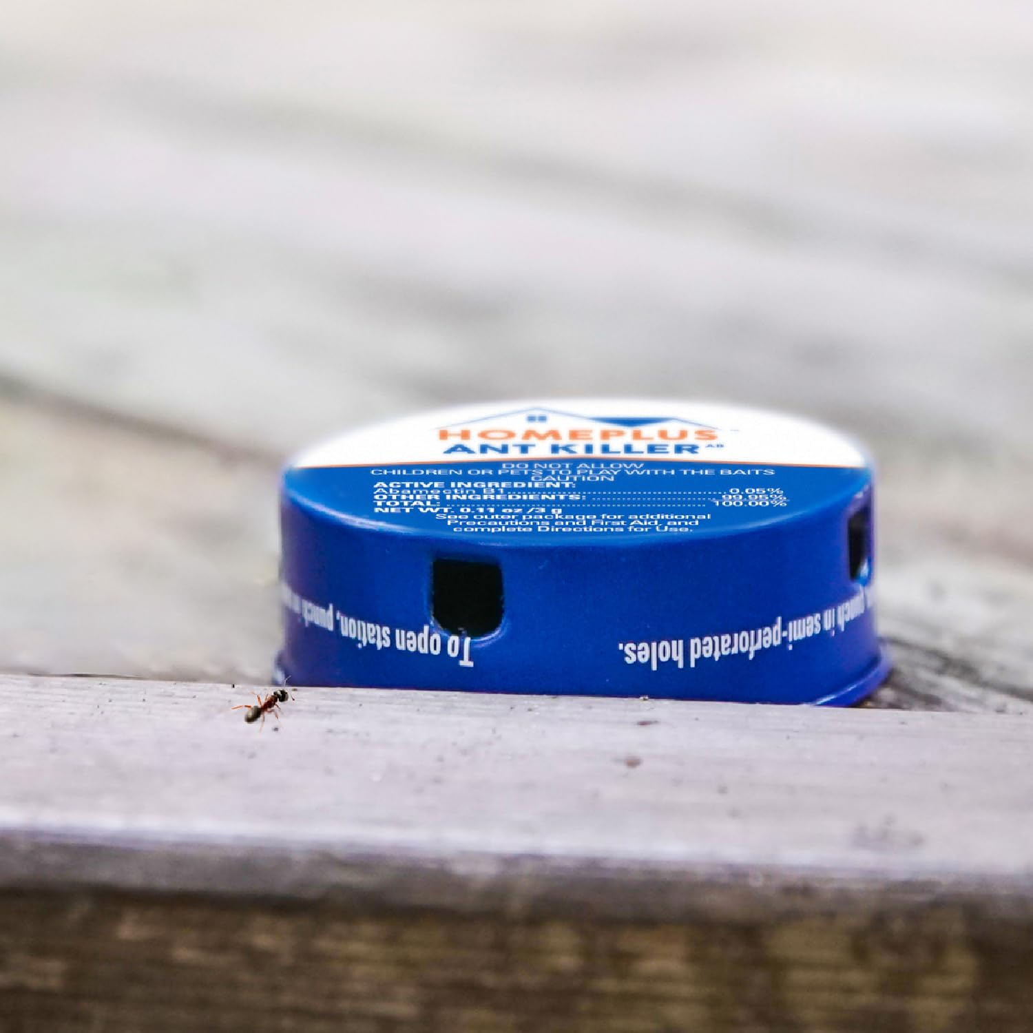 Home plus Ant Killer (4-Pack), Metal Ant Traps Indoor & Outdoor, Ant Bait Station, Effective Ant Control System, 4 Cans Ant Bait Traps, Ant Traps W/Food-Based Attractants, Pesticide-Free Ant Baits image number 2