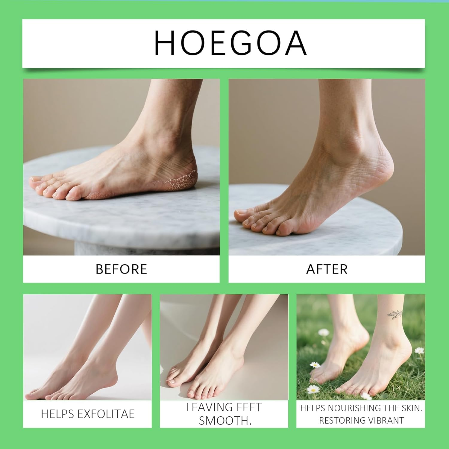 Foot Peeling Spray, Instant Foot Peeling Spray for Feet Exfoliating, Exfoliator & Moisturizing for Smooth Softer Feet for Women Men, Nourishing & Softening, Improve Rough Skin﻿ (1Pcs) - 2Pcs image number 3