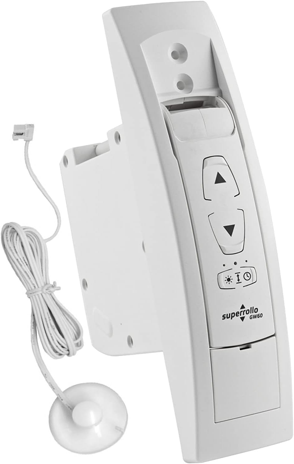 Superrollo GW60 Electric Belt Winder with Sun Sensor, Surface-Mounted and Flush-Mounted Possible Universal 4-In-1 Roller Shutter Drive for Roller Shutters up to 25 Kg image number 4