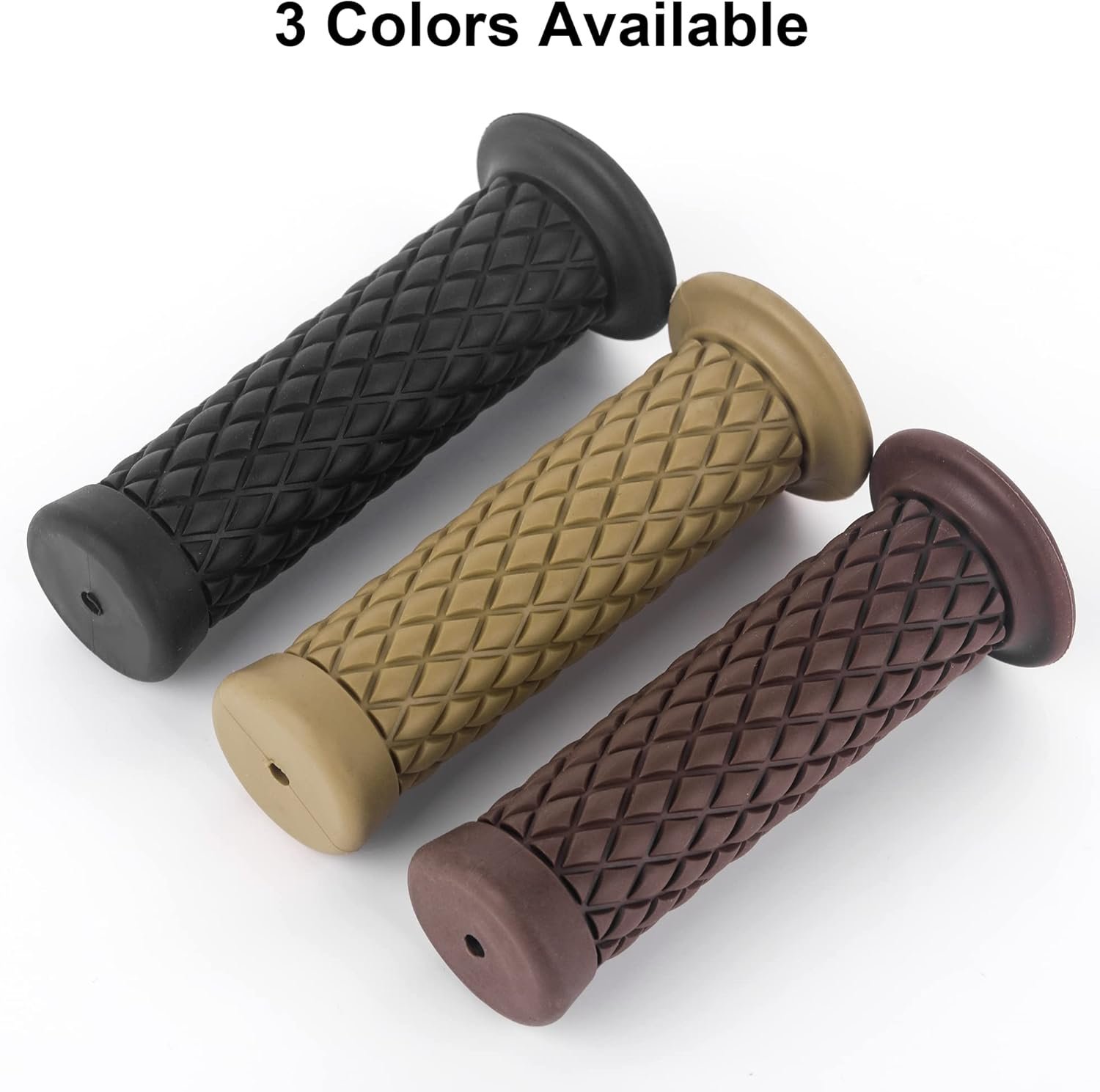 Coxotom Universal Motorcycle Handles Grips - Non Slip Rubber Motorcycle Grips for Harley Honda Yamaha Suzuki Kawasaki Dirt Bike