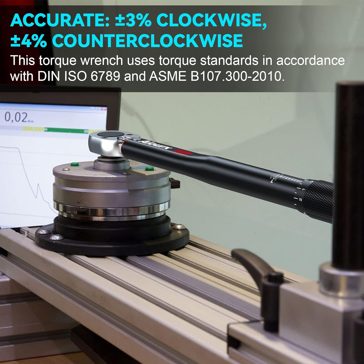 3/8" Drive Click Torque Wrench, 10-140 Nm Torque Spanner, Automotive, Motorcycle Maintenance, Spark Plug Socket image number 3