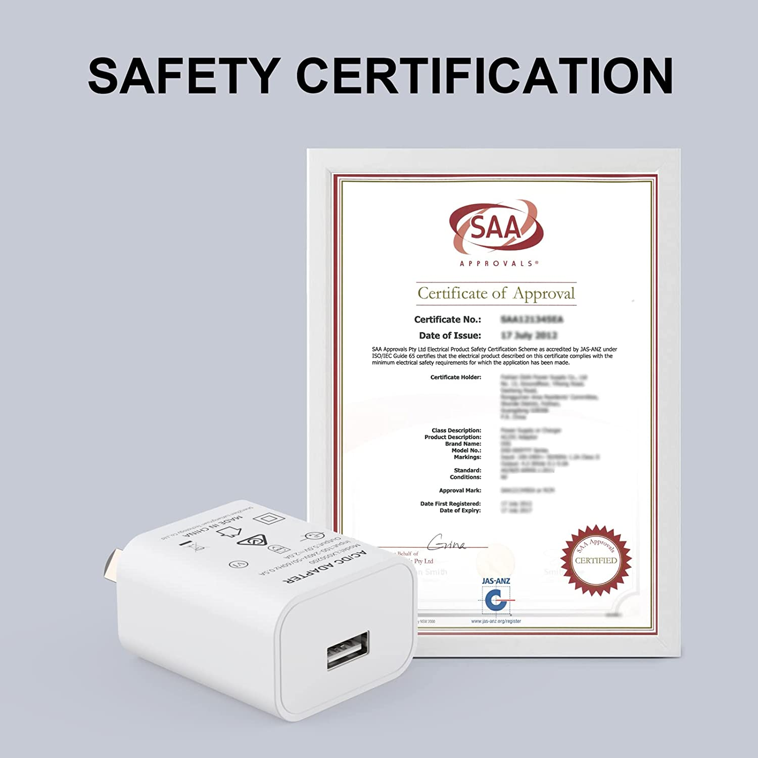 USB Wall Fast Charger BOLUX-JS. USB Wall Plug 5V 2A AC Power Adapter Compatible with Iphone,Pad,Tablet,Kindle and More (White 2Pack) image number 5