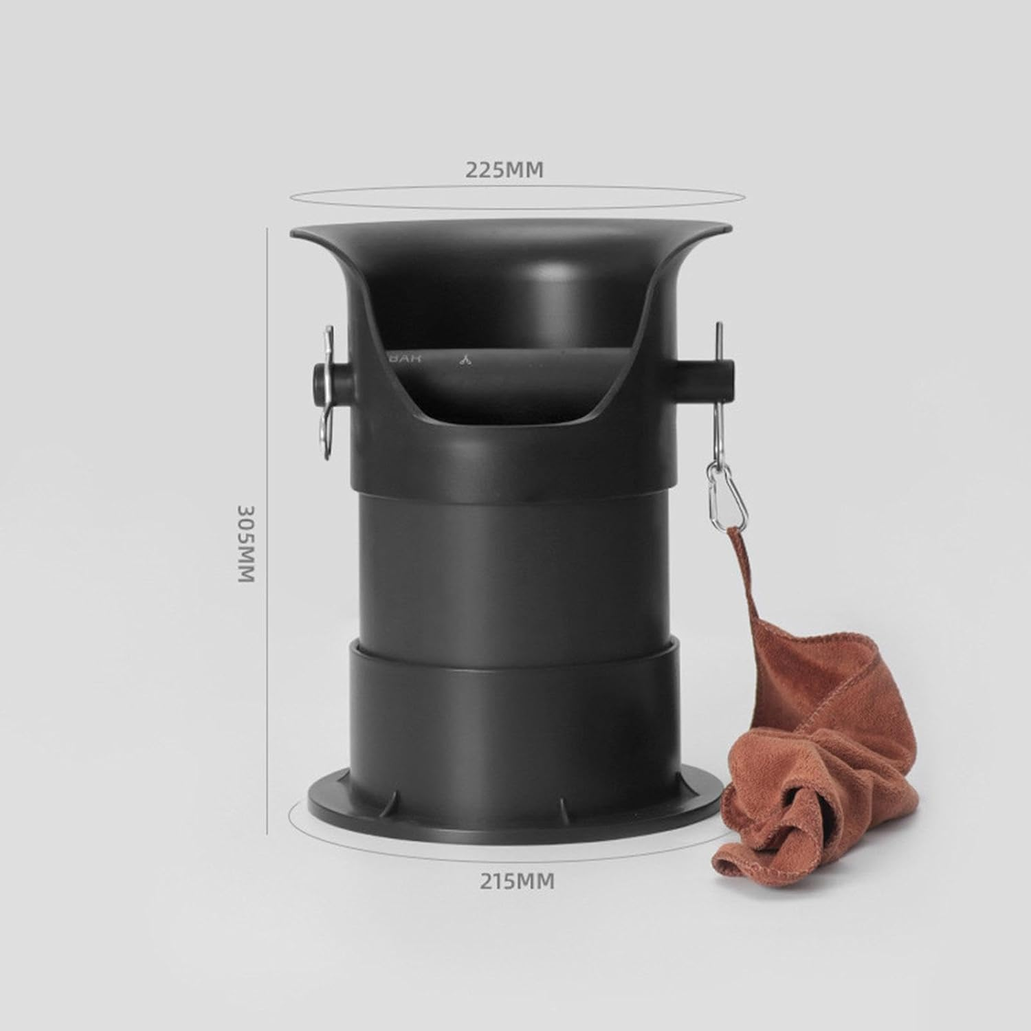 Leefasy Coffee Ground Knock Box Espresso Knock Box Coffee Maker Accessories Durable Large Capacity Coffee Waste Bin for Western Restaurants Office image number 3