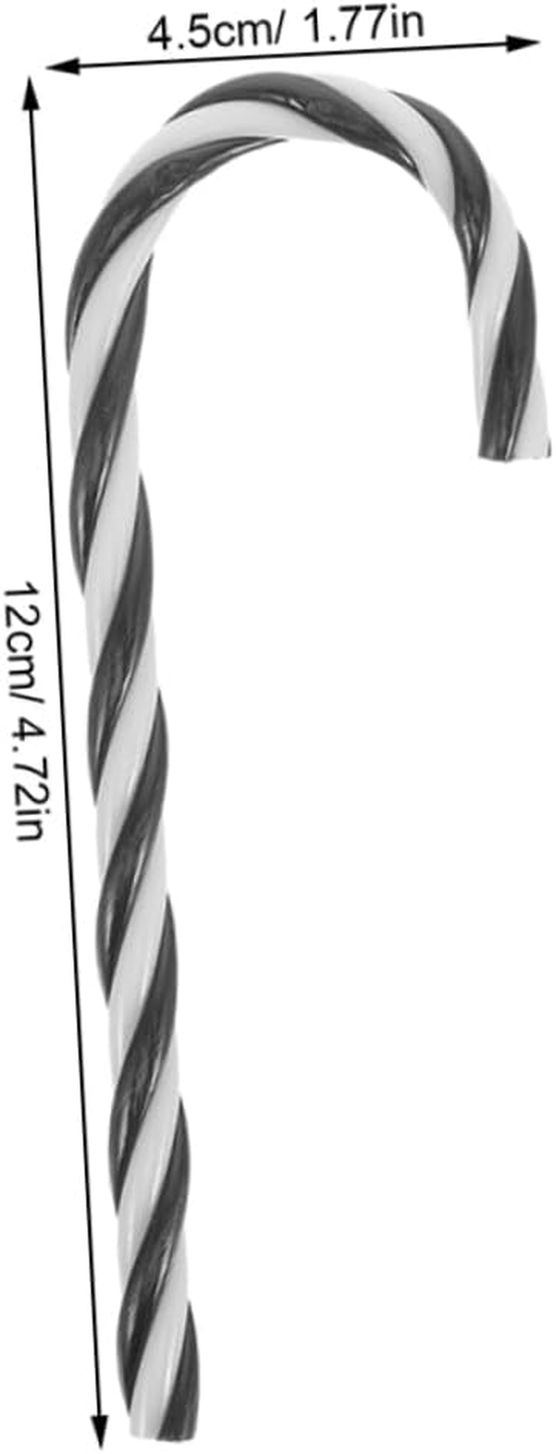 MERRYHAPY 12Pcs Candy Cane Pendants Christmas Decorations Indoor Hanging Ornaments Christmas Tree Adornments For image number 3