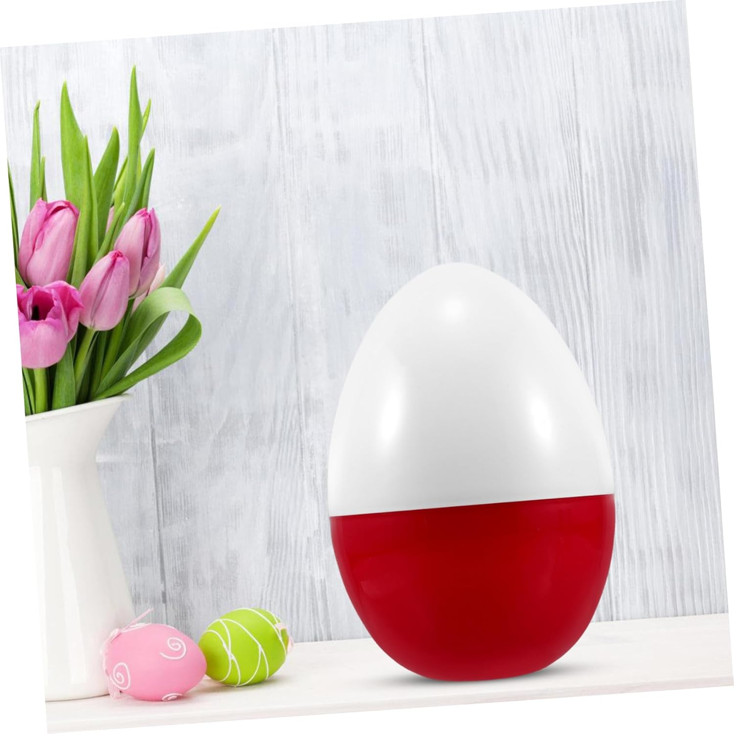 Cabilock Easter Celebration Giant Openable Plastic Egg for Girls Toys Decorations Party Favor image number 4
