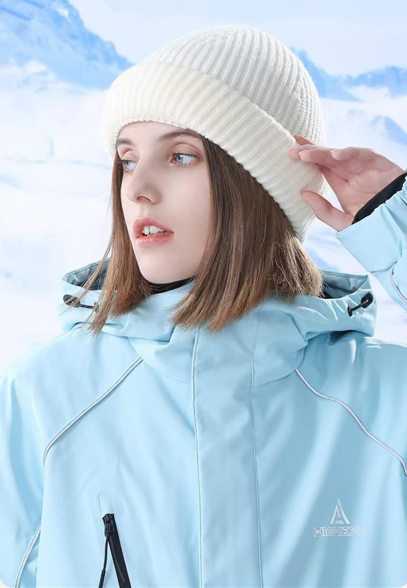 Balaclava Ski Mask Cold Weather Balaclava Mask Warm Face Mask Balaclava and Beanie Hats for Men 2 in 1 image number 5