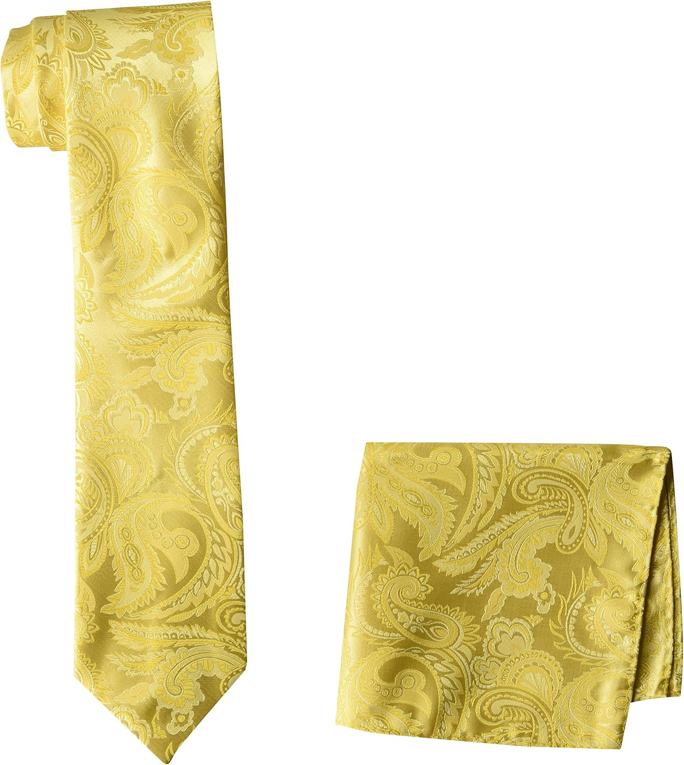 STACY ADAMS Mens Classic Style Reg Tie - Bone image number 4