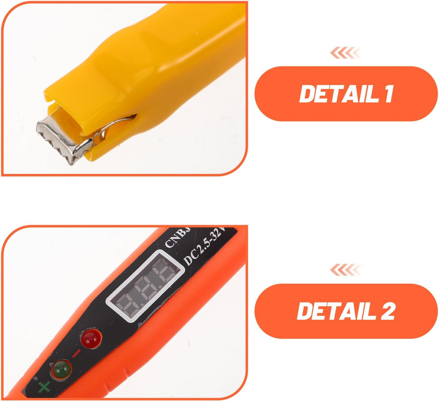 Happyyami Multifunctional Car Circuit Tester Pen with Digital LCD Display Extended Spring Wire Probe for Low Voltage Light Testing Portable Automotive Fuse and Fault Detection Tool image number 6