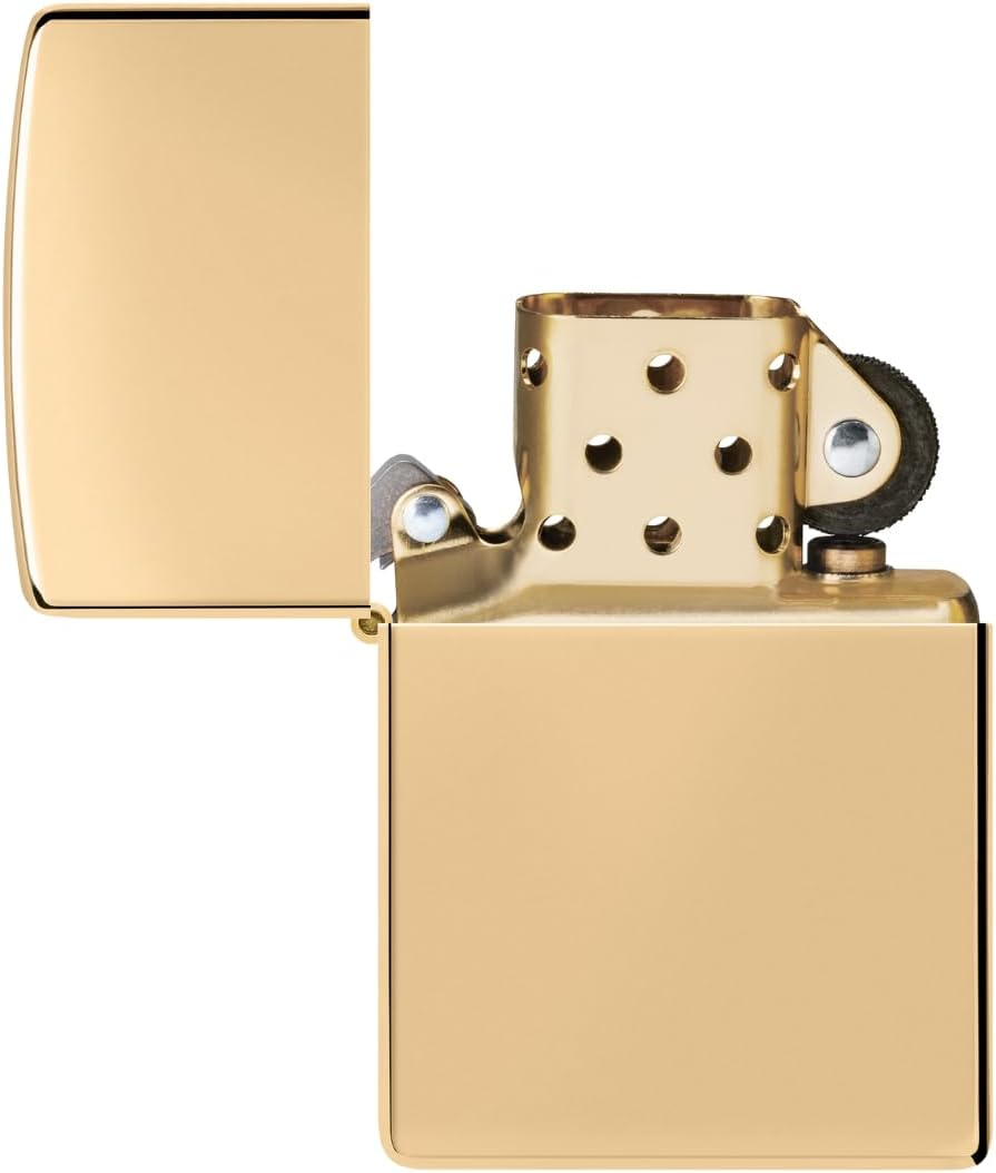 Zippo Adult-Unisex 254B Classic High Polish Brass Lighter, Gold image number 6