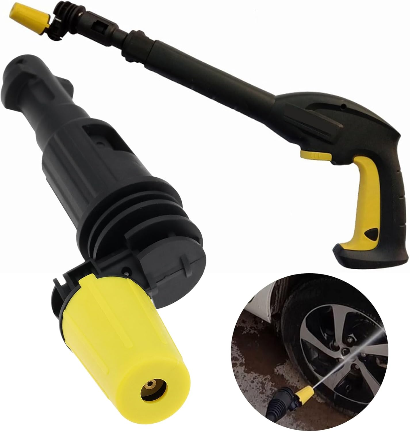 360&deg; Rotating Nozzle with Bayonet Connection Compatible with Karcher K2 - K7 High Pressure Cleaner image number 6