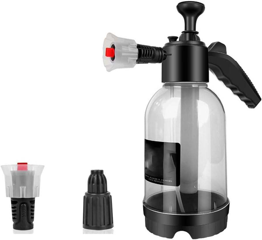 MTSDM Foam Sprayer, 2L Multipurpose Portable Car Wash Pressure Spray Bottle, Large Capacity Pump Sprayer with Two Nozzles Options, Pump Sprayer for Car Detailing & Washing and Garden Watering image number 5