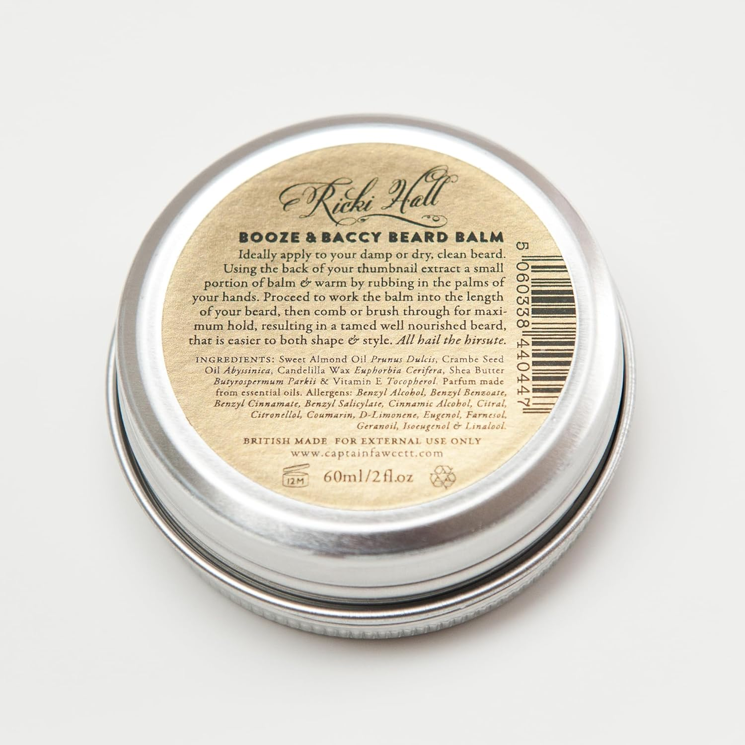 Captain Fawcett Ricki Hall Beard Balm 60 Ml image number 3
