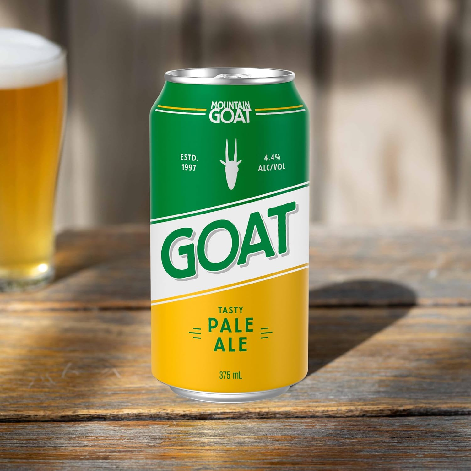 Mountain Goat Tasty Pale Ale, Crisp & Refreshing Full Bodied, Craft Beer, 4.4% ABV, 375Ml (Case of 24 Cans) image number 4