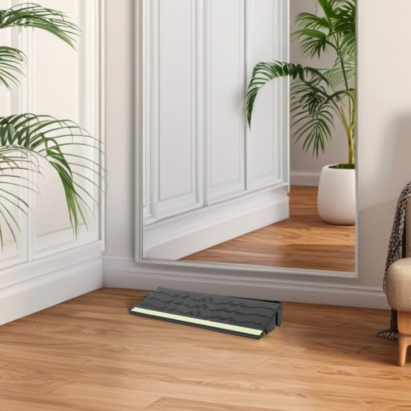 Anneome Glow in the Dark Indoor Door Ramp for Robot Vacuum Nonslip Plastic Threshold Transition Strip Easy to Use Versatile Cleaning and Wheelchair Access Ramp image number 6