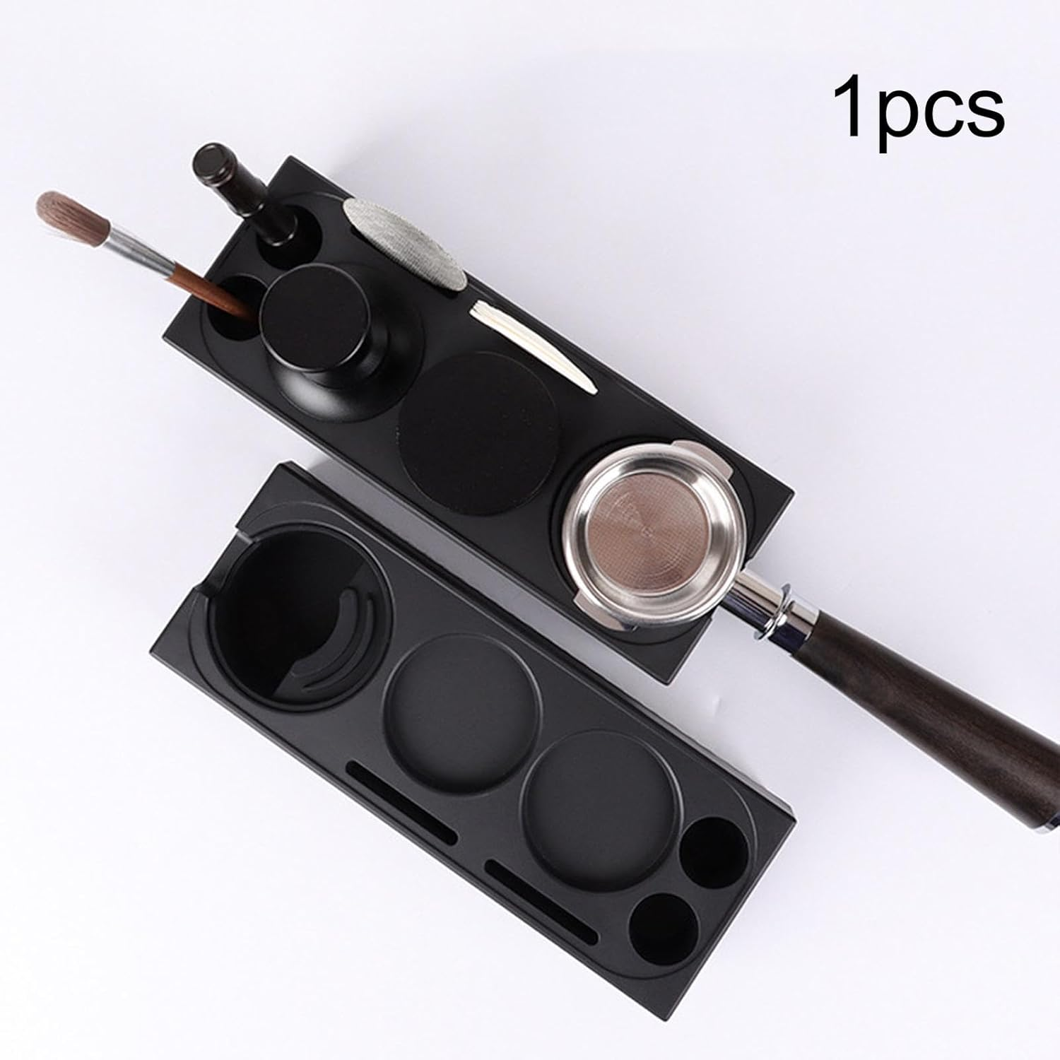 Weilaikeqi Coffee Tamper Holder Espresso Tamping Station Universal Equipment Storage Rack Espresso Tamper Stand for Tea Shop Counters image number 2