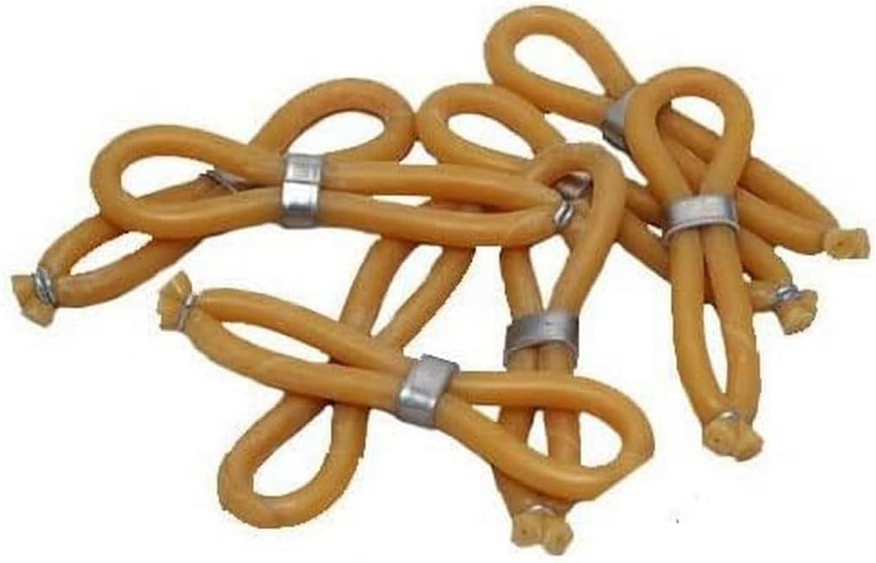 Bainbridge Callicrate Bander Loops, Yellow (Pack of 25)