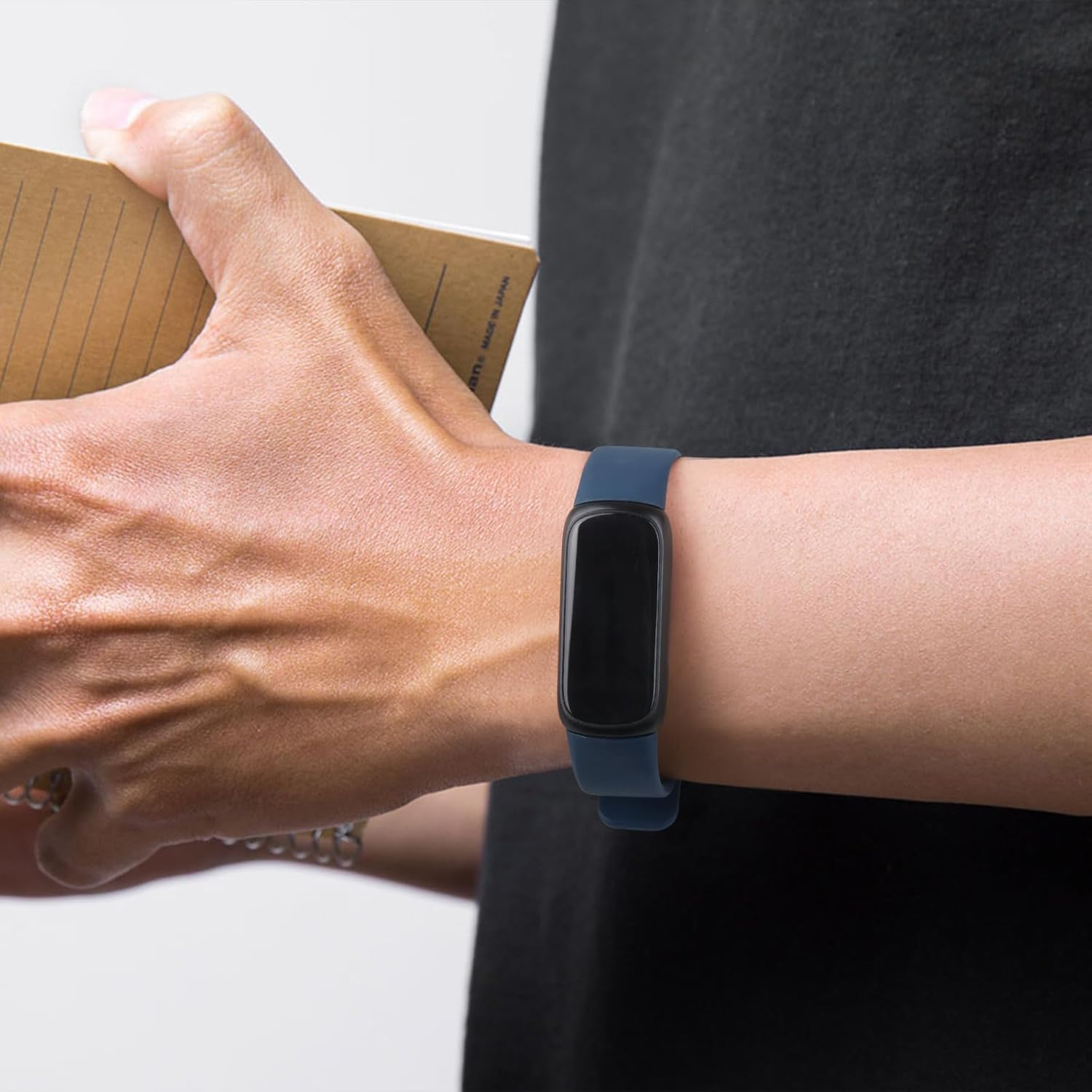 PACK 3 Silicone Bands for Fitbit Inspire 3 Replacement Wristbands for Women Men, Adjustable Soft Waterproof Sport Bands Compatible with Fitbit Inspire 3 Fitness Tracker - Pink+White+Violet image number 7