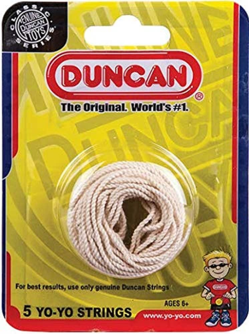 Duncan 3276NP Yo Yo Strings 100% Cotton, 5 Pack, White - Colors May Vary image number 1