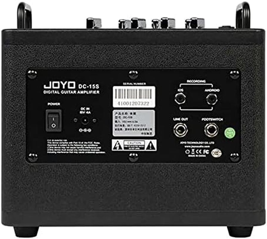 JOYO DC-15S Battery Powered Guitar Amplifier with Multi-Effects Looper BT Switch image number 6
