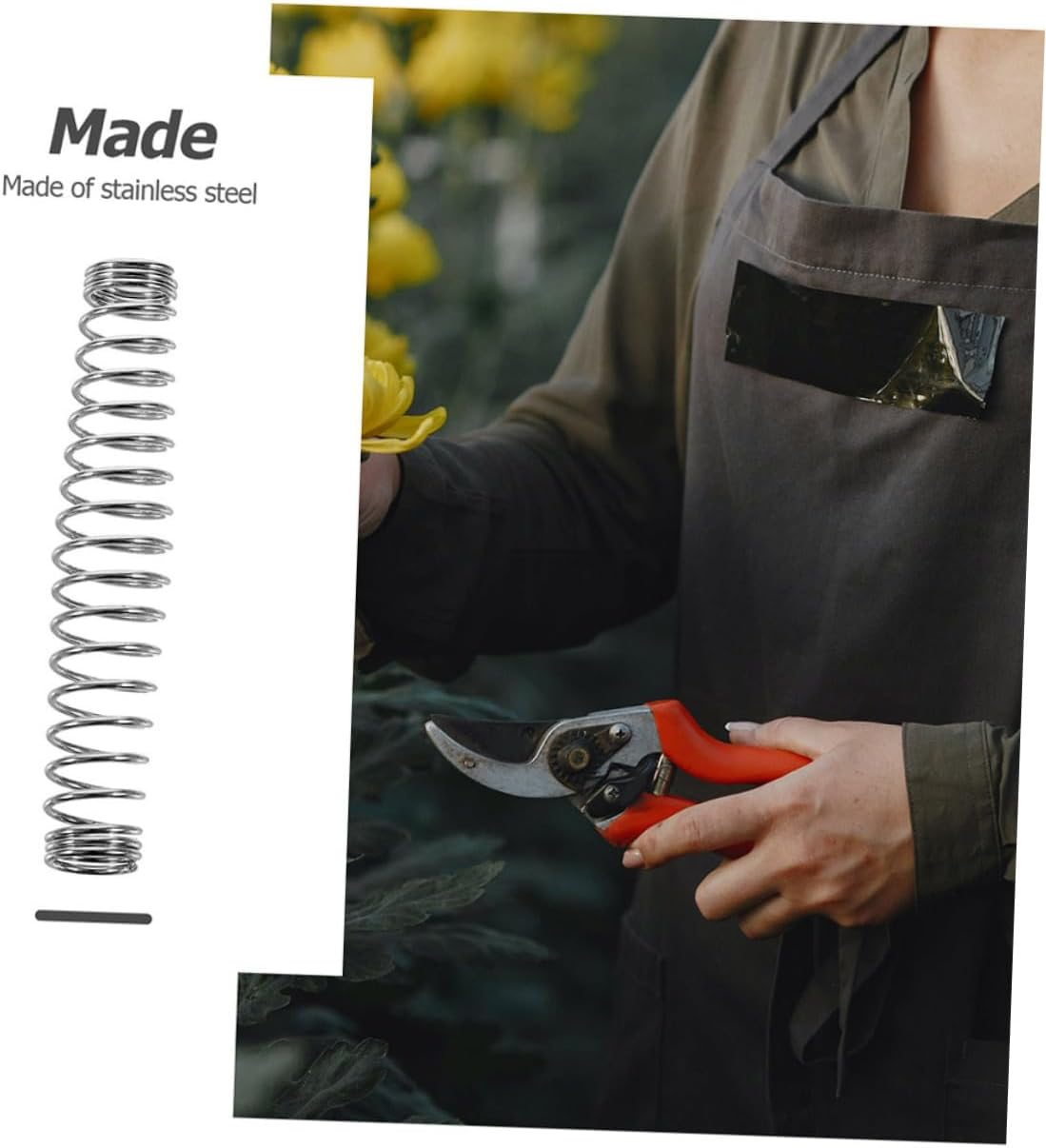 ORFOFE 50Pcs Gardening Scissors Pruner Shears Garden Shears for Pruning Trees Shrubs Floral Clippers Compression Springs Bonsai Pruning