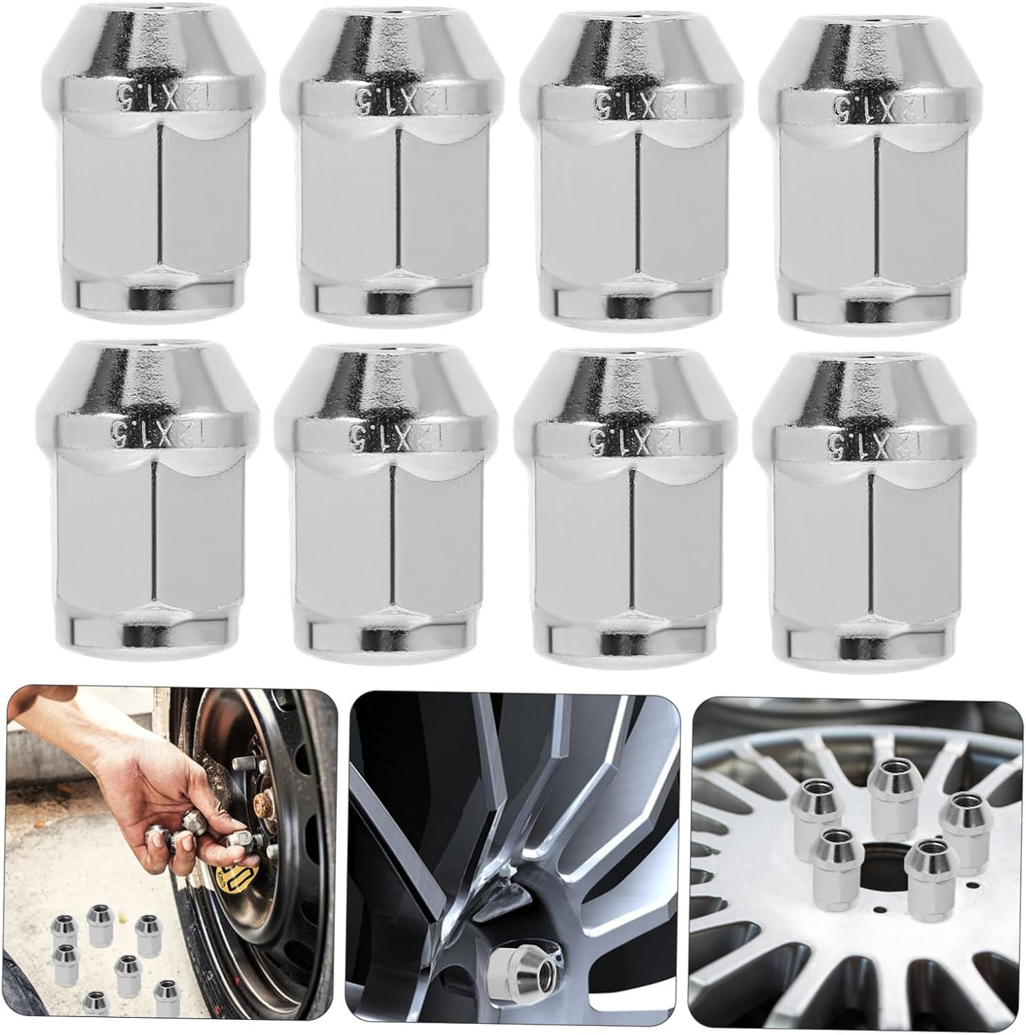 HEALEEP 10Pcs Wheel Nut Lock Keys Lug Nut for Automotive Wheel and Tire High Durability