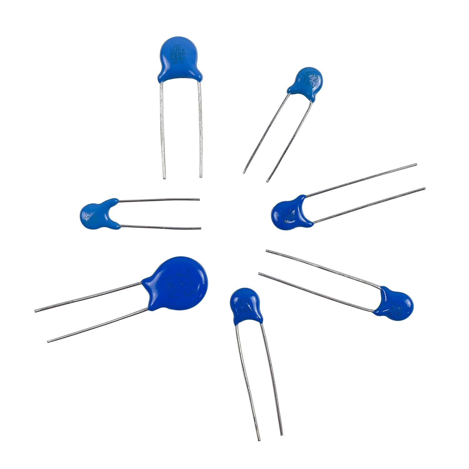 PANMILED 35 Values 600 Pieces High Voltage Ceramic Disc Capacitor Assortment Kit (Capacitor Range : 10Pf~100Nf) (250V 400V and 1KV) image number 6