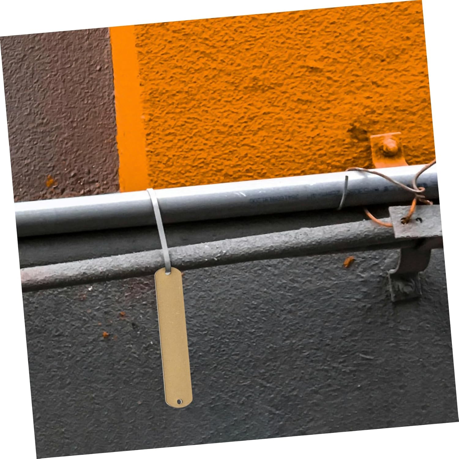 PLAFOPE 10Pcs Tags Elegant Shape Multi-Functional Keychain Luggage Tags Portable image number 1